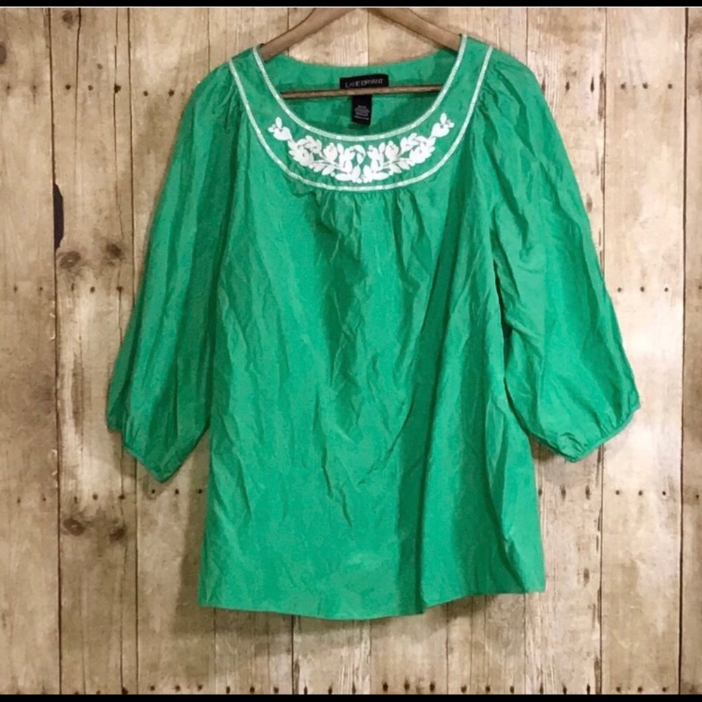 Lane Bryant Embroidered Blouse